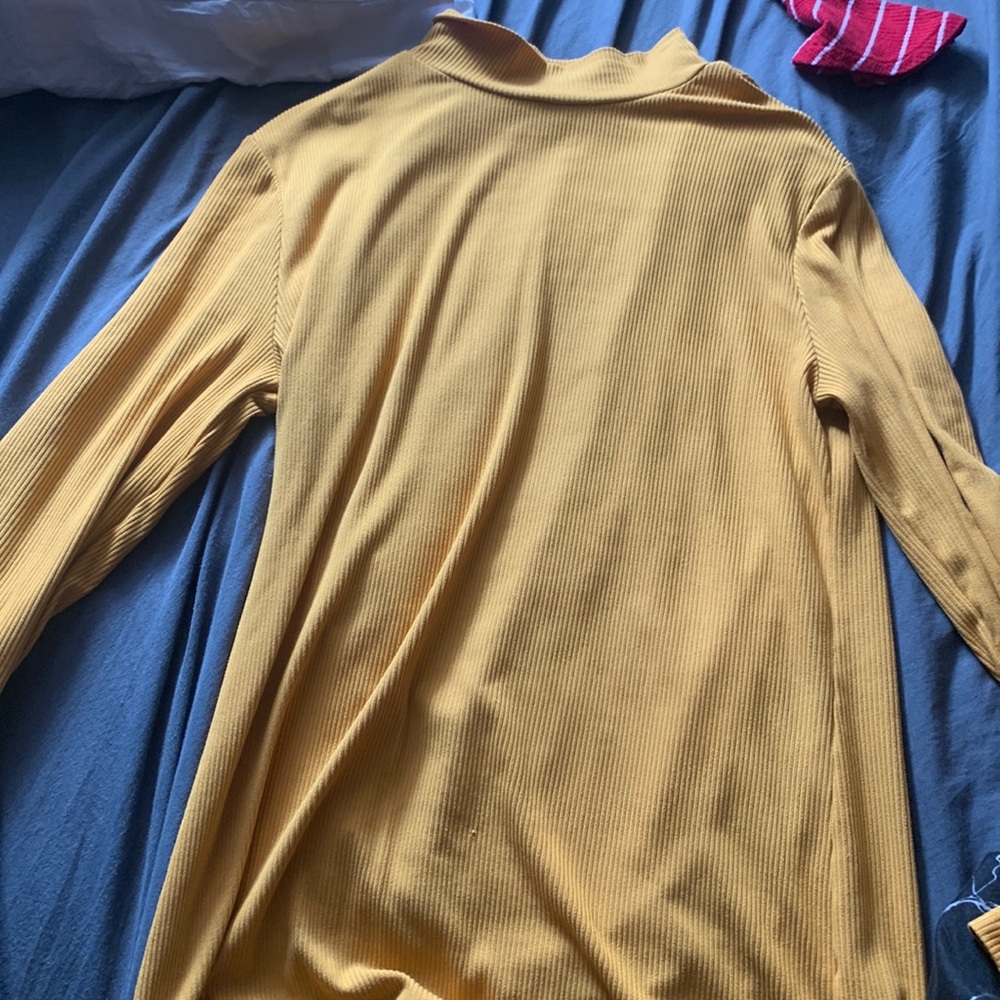 Yellow / Golden Long Sleeve Turtleneck from Walmart.